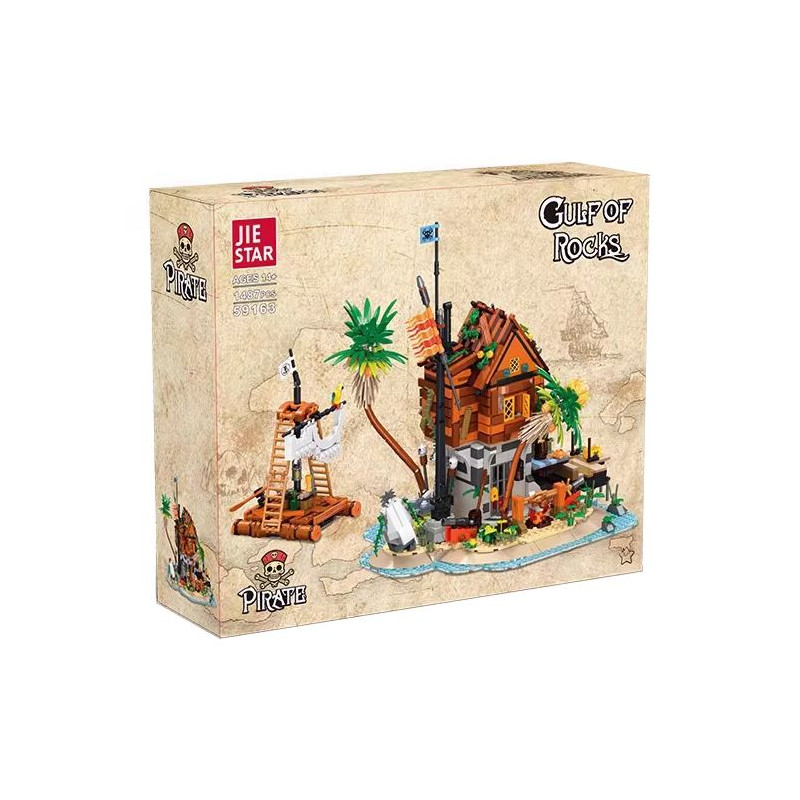 JIESTAR 59163 Gulf of Rocks Xếp hình lắp ráp ghép mô hình vịnh đá
