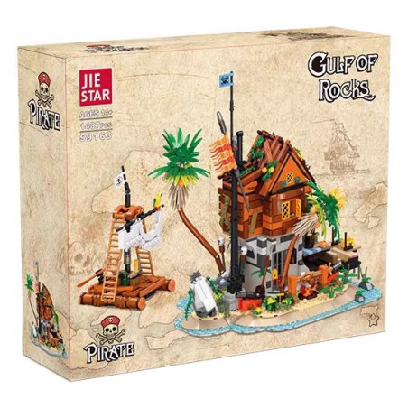 JIESTAR 59163 Gulf of Rocks Xếp hình lắp ráp ghép mô hình vịnh đá