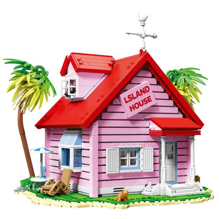 DK 80024 Turtle House Xếp hình lắp ráp ghép mô hình Đảo Rùa Ngôi nhà cổ tích rùa