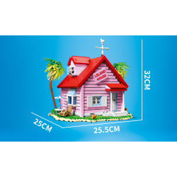 DK 80024 Turtle House Xếp hình lắp ráp ghép mô hình Đảo Rùa Ngôi nhà cổ tích rùa