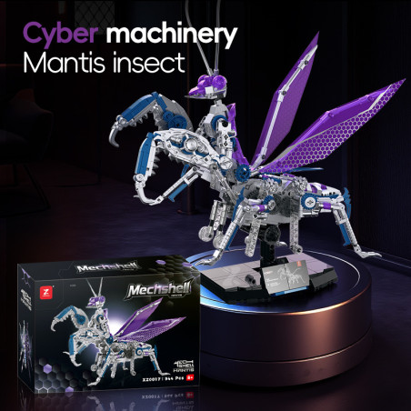 XINZHUAN XZ0017 Mechshell Xếp hình lắp ráp ghép mô hình Bọ ngựa cơ khí