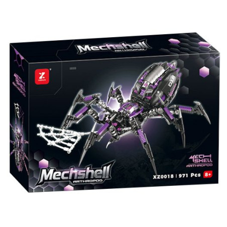 XINZHUAN XZ0018 Mechshell Xếp hình lắp ráp ghép mô hình nhện cơ khí