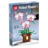 GAOMISI T1118 Moth Orchid Xếp hình lắp ráp ghép mô hình Chậu hoa lan hồ điệp