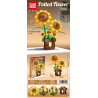 GAOMISI T1120 Sunflower Xếp hình lắp ráp ghép mô hình hoa bonsai hướng dương