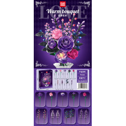 GAOMISI T2122 Warm Bouquet Xếp hình lắp ráp ghép mô hình Bó hoa ấm áp