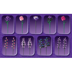 GAOMISI T2122 Warm Bouquet Xếp hình lắp ráp ghép mô hình Bó hoa ấm áp