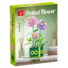 GAOMISI T2127 Dahlia Xếp hình lắp ráp ghép mô hình chậu hoa thược dược