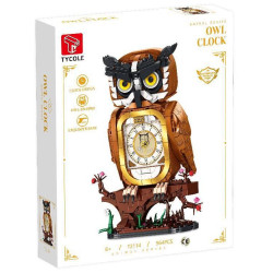 Tagore T2114 Owl Clock Xếp hình lắp ráp ghép mô hình đồng hồ cú