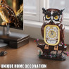 Tagore T2114 Owl Clock Xếp hình lắp ráp ghép mô hình đồng hồ cú