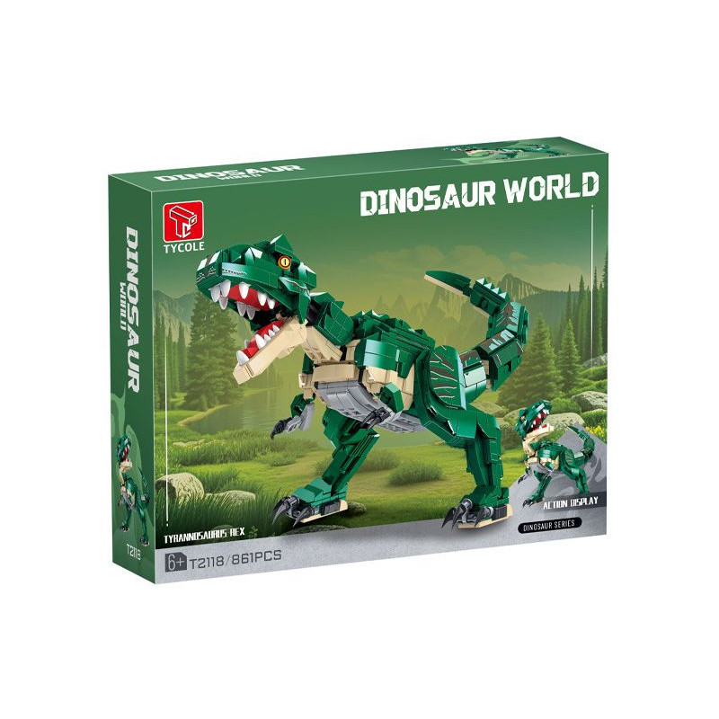GAOMISI T2118 Xếp hình lắp ráp ghép mô hình Thế giới khủng long: Tyrannosaurus Rex