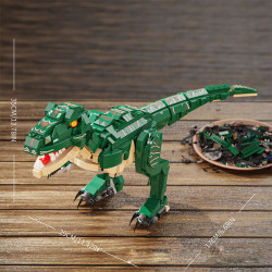 GAOMISI T2118 Xếp hình lắp ráp ghép mô hình Thế giới khủng long: Tyrannosaurus Rex