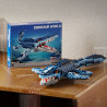 GAOMISI T2119 Xếp hình lắp ráp ghép mô hình Thế giới khủng long: Mosasaurus
