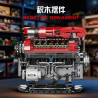 GOQI GQ-3704 Xếp hình lắp ráp ghép mô hình động cơ ferrari