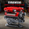 GOQI GQ-3704 Xếp hình lắp ráp ghép mô hình động cơ ferrari