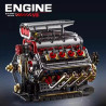 GOQI GQ-3703 Xếp hình lắp ráp ghép mô hình Động cơ Dodge V8