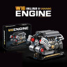 GOQI YC556 W16 Inline Engine Xếp hình lắp ráp ghép mô hình Động cơ nội tuyến W16