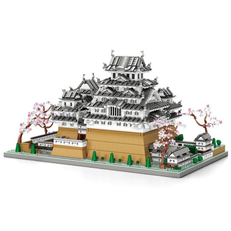 Reobrix 55017 Himeji Castle Xếp hình lắp ráp ghép mô hình Lâu đài Himeji 1:127