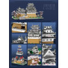 Reobrix 55017 Himeji Castle Xếp hình lắp ráp ghép mô hình Lâu đài Himeji 1:127