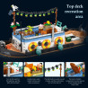JIESTAR JJ9202 Canal Houseboat Xếp hình lắp ráp ghép mô hình nhà thuyền kênh