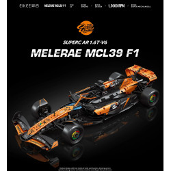 EIKEE Y18012 MELERAE MCL39 F1 Xếp hình lắp ráp ghép mô hình Xe McLaren MCL39 F1 1:8