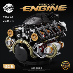 EIKEE Y15003 Xếp hình lắp ráp ghép mô hình động cơ mclaren