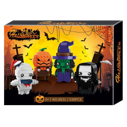CAYI 8031 Xếp hình lắp ráp ghép mô hình Halloween đầu gạch
