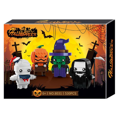 CAYI 8031 Xếp hình lắp ráp ghép mô hình Halloween đầu gạch