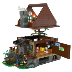 CAYI 8313 Morino Wooden House Xếp hình lắp ráp ghép mô hình Morinokiya