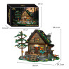 CAYI 8313 Morino Wooden House Xếp hình lắp ráp ghép mô hình Morinokiya