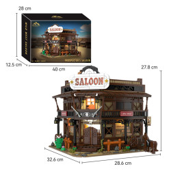 CAYI 8601 Prospector‘s Saloon Xếp hình lắp ráp ghép mô hình Salon đào vàng