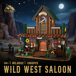 CAYI 8602 Wild West Saloon Xếp hình lắp ráp ghép mô hình quán bar phương tây
