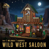 CAYI 8602 Wild West Saloon Xếp hình lắp ráp ghép mô hình quán bar phương tây