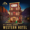 CAYI 8603 Western Grand Hotel Xếp hình lắp ráp ghép mô hình Khách sạn phương Tây