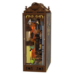 CAYI 8805 Western Grand Hotel Xếp hình lắp ráp ghép mô hình Quầy sách Magic Alley Bookends