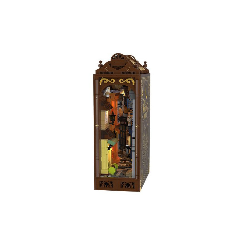 CAYI 8805 Western Grand Hotel Xếp hình lắp ráp ghép mô hình Quầy sách Magic Alley Bookends