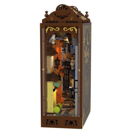 CAYI 8805 Western Grand Hotel Xếp hình lắp ráp ghép mô hình Quầy sách Magic Alley Bookends