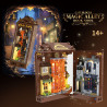 CAYI 8805 Western Grand Hotel Xếp hình lắp ráp ghép mô hình Quầy sách Magic Alley Bookends