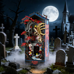CAYI 8807 Halloween Goblins Xếp hình lắp ráp ghép mô hình Sách kỳ diệu của Stranger Things