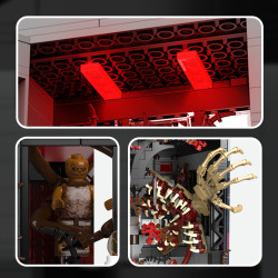 CAYI 8807 Halloween Goblins Xếp hình lắp ráp ghép mô hình Sách kỳ diệu của Stranger Things