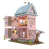 CAYI 8810 Book Nook Xếp hình lắp ráp ghép mô hình Yingguang Xiaozhu Bookend