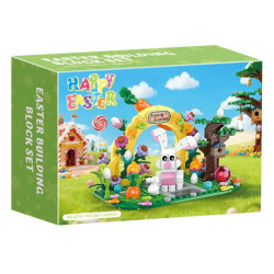 CAYI 8076 Xếp hình lắp ráp ghép mô hình vườn phục sinh