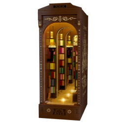 CAYI 8803 Book Nook Xếp hình lắp ráp ghép mô hình Thư viện Fantasyland Fantasy Mirror Bookend