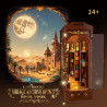 CAYI 8803 Book Nook Xếp hình lắp ráp ghép mô hình Thư viện Fantasyland Fantasy Mirror Bookend