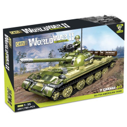 CAYI 6841 Xếp hình lắp ráp ghép mô hình Xe tăng T54 của Liên Xô 1:35