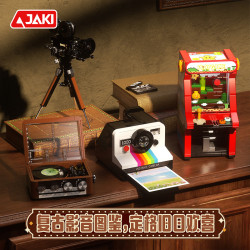 JAKI AK060 Instant Print Camera Xếp hình lắp ráp ghép mô hình máy ảnh tức thì cổ điển