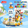 JAKI HK608 Crayon Shinchan Xếp hình lắp ráp ghép mô hình Crayon Shin-chan: Những người du hành Kasukabe