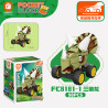 Forange FC8181 Xếp hình lắp ráp ghép mô hình Kéo xe khủng long 6 mẫu