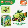 Forange FC8181 Xếp hình lắp ráp ghép mô hình Kéo xe khủng long 6 mẫu
