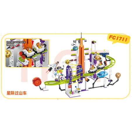 Forange FC1711 Orbital Adventure：Space Roller Coaster Xếp hình lắp ráp ghép mô hình Hành trình quỹ đạo: Tàu lượn giữa các vì sao