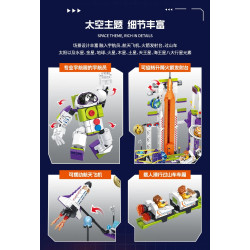 Forange FC1711 Orbital Adventure：Space Roller Coaster Xếp hình lắp ráp ghép mô hình Hành trình quỹ đạo: Tàu lượn giữa các vì sao